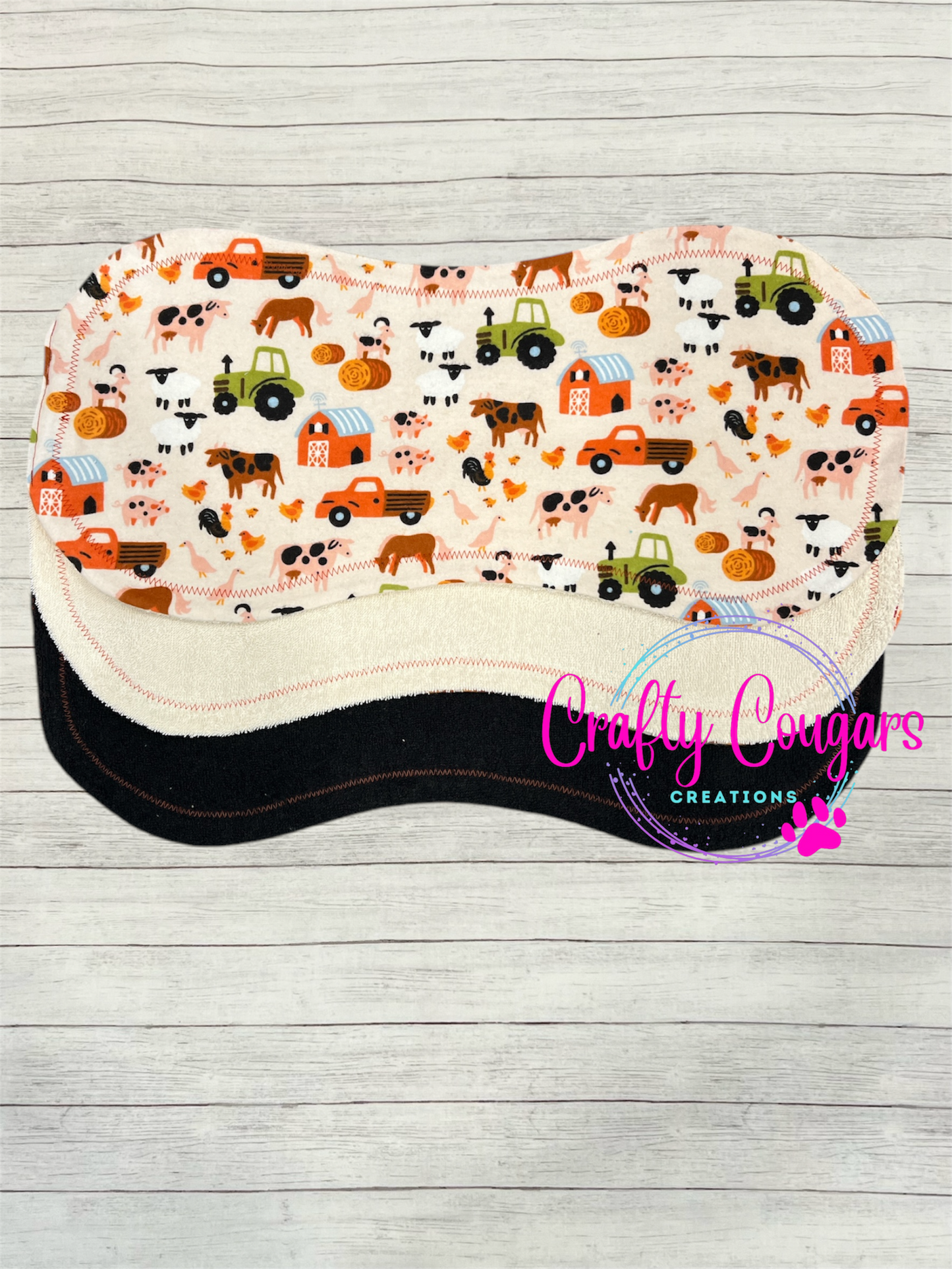 Farm Life Burp Rag