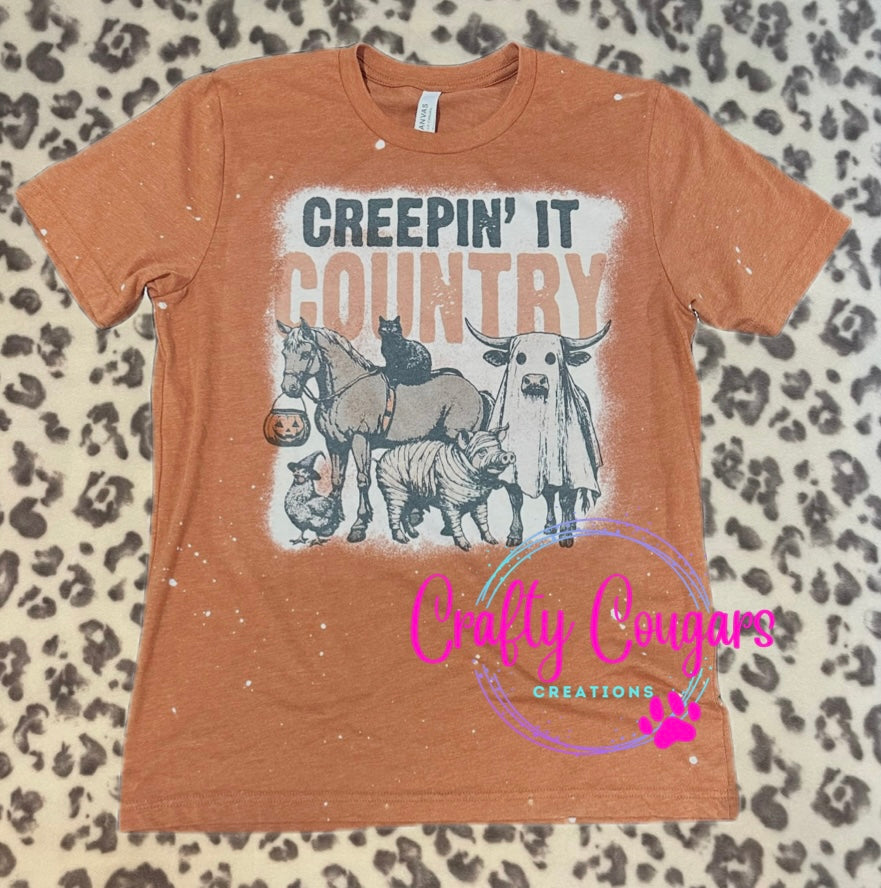 Vintage Creepin it country T-Shirt