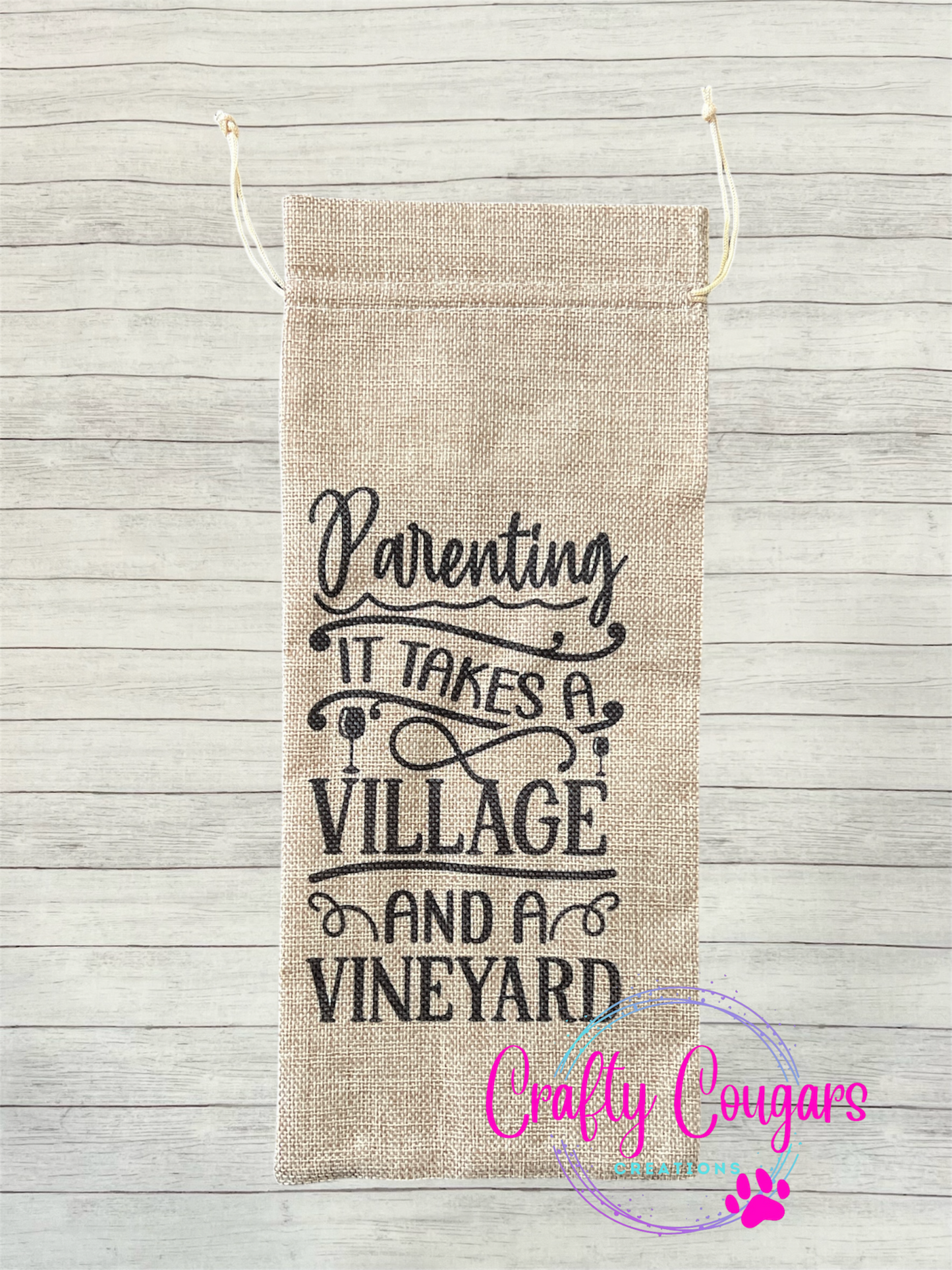 Parenting Takes A Village & Vineyard Wine Bag