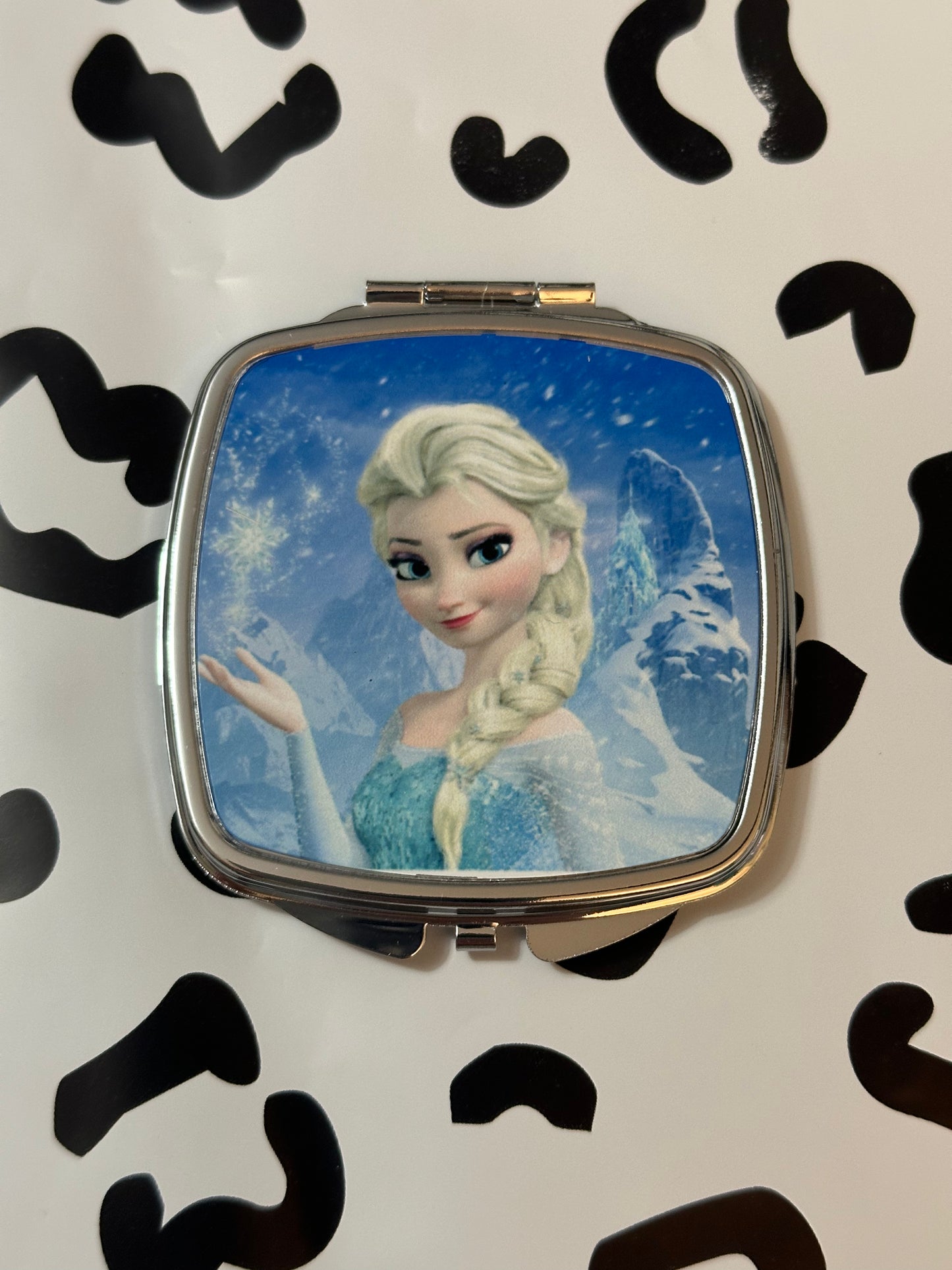 Elsa Snow Queen Compact Mirror- Square