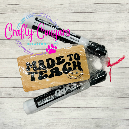 Made to Teach Smiley Eraser Set