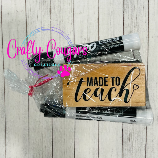 Made to Teach Heart Eraser Set