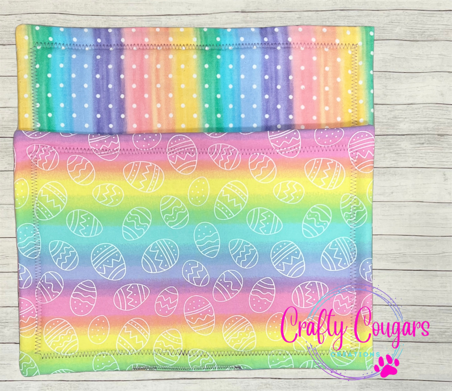 Rainbow Easter Eggs Large Pot Holder