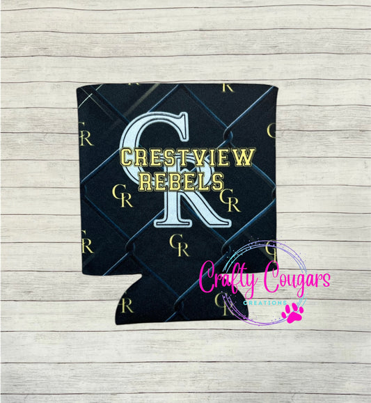 Crestview Rebels Fence Koozie