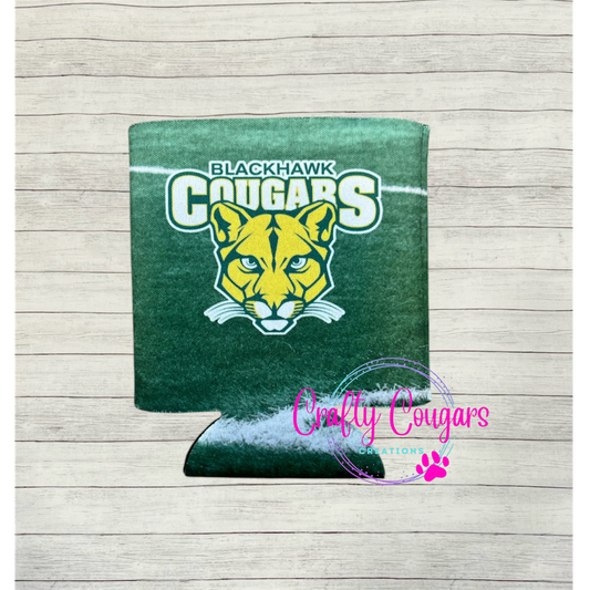 Blackhawk Cougars Sports Field Koozie