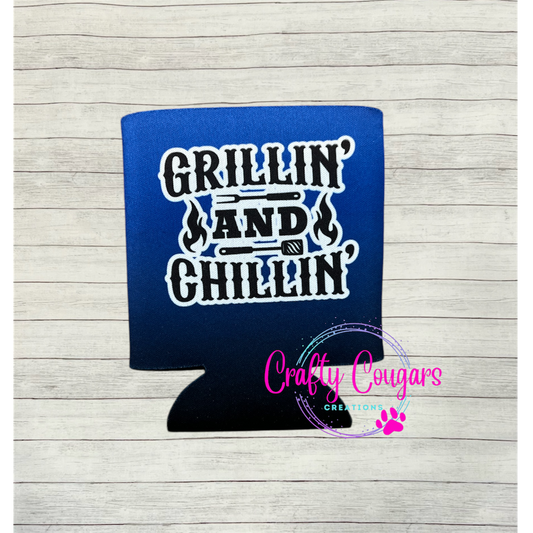 Grillin’ And Chillin’ Koozie