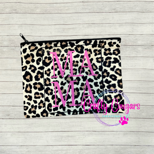 Leopard Mama Zipper Bag