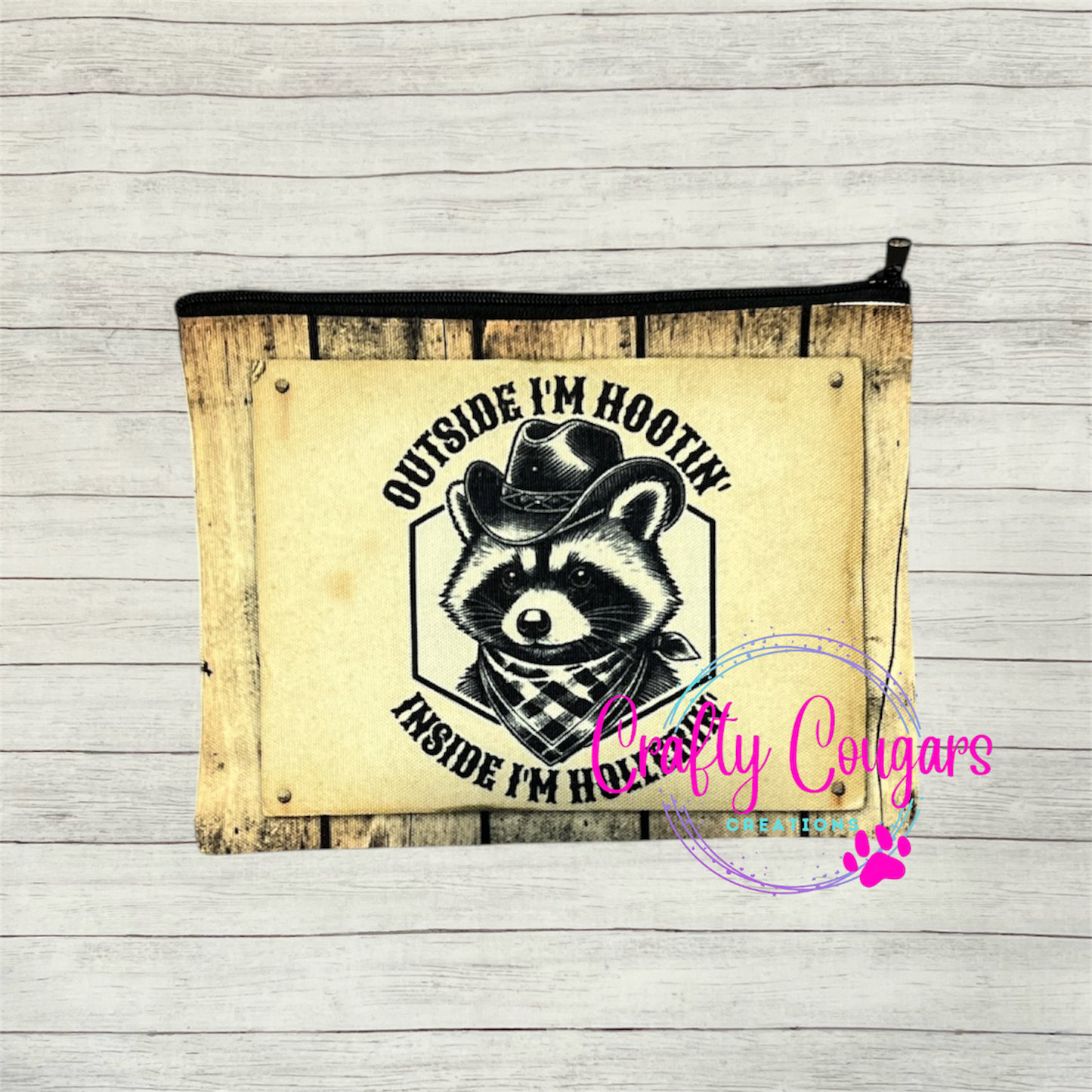 Hootin’ & Hollerin’ Zipper Bag