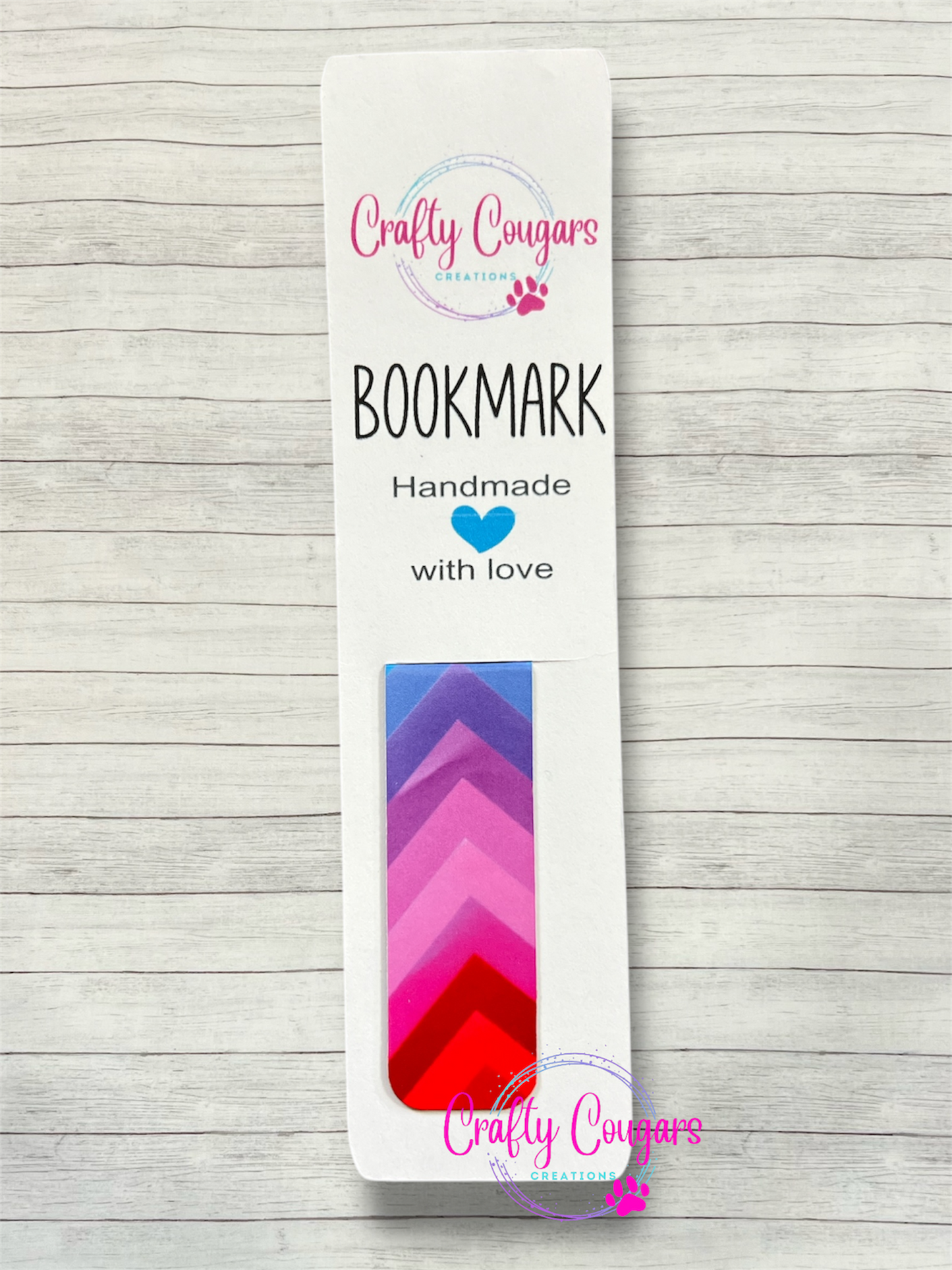 Multicolored Chevron Bookmark