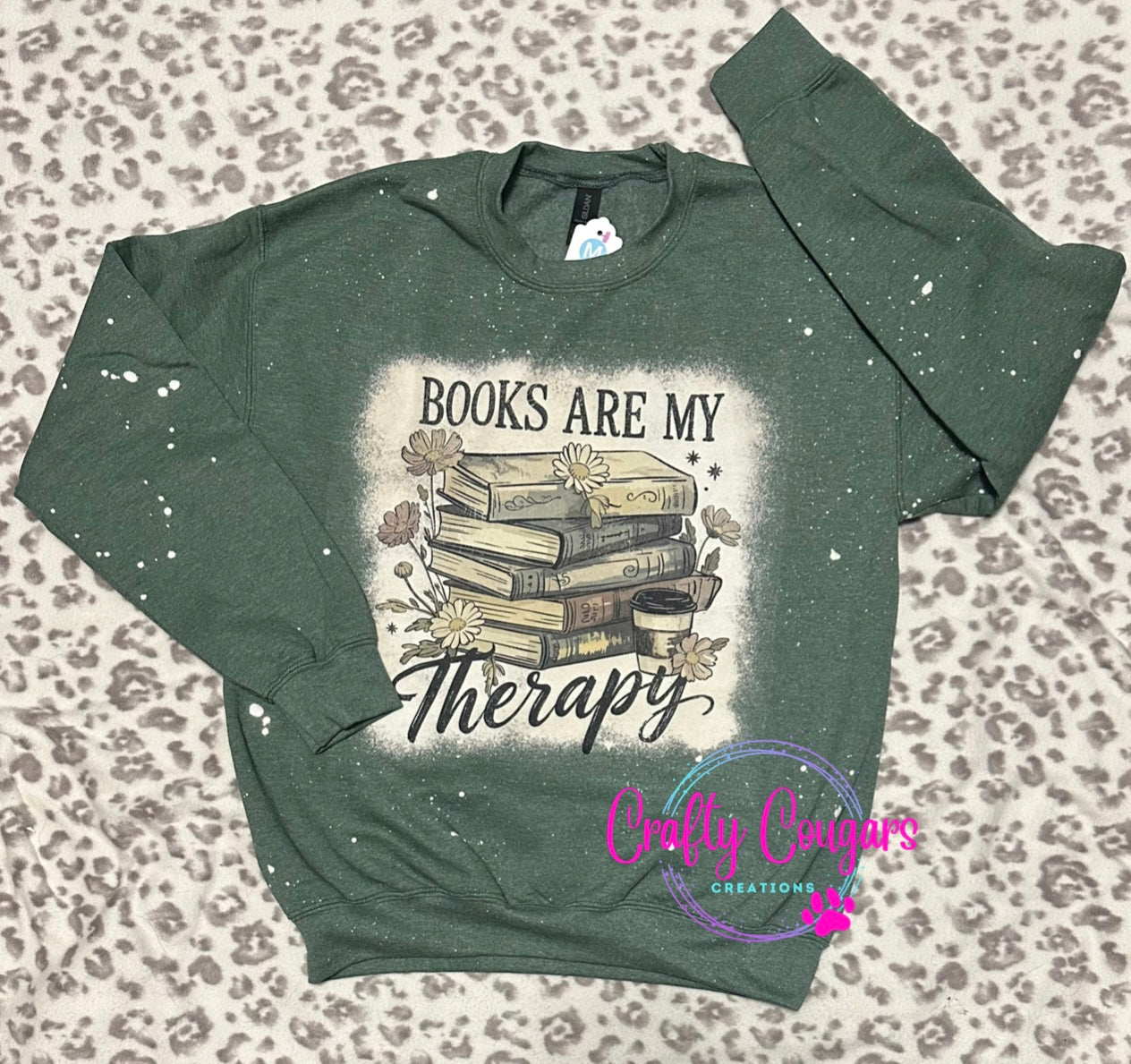 Books are my therapy Sweatshirt