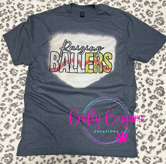 Raising Ballers Baseball & Softball T-Shirt