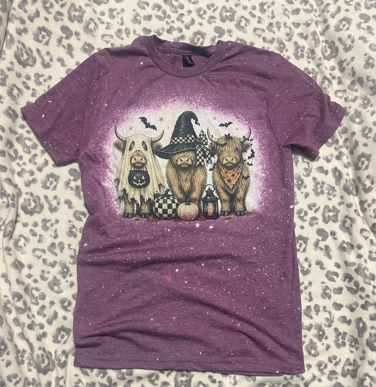 Spooky Highland cows T-shirt