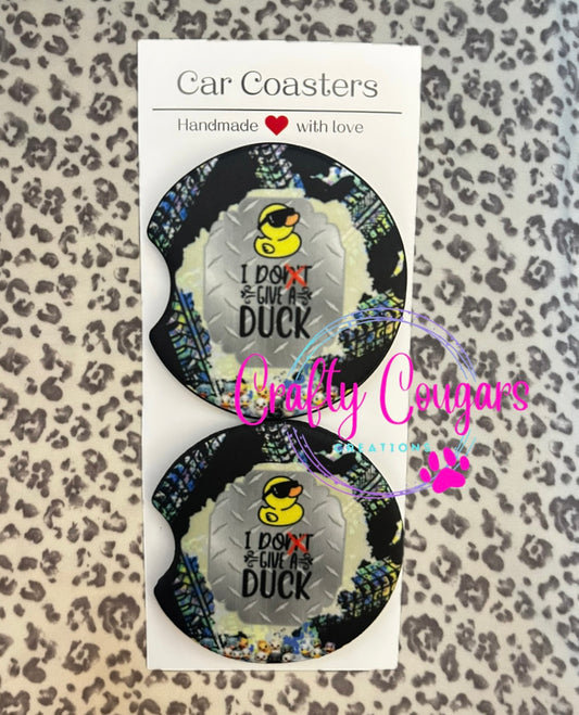 I do give a Duck Car Coasters