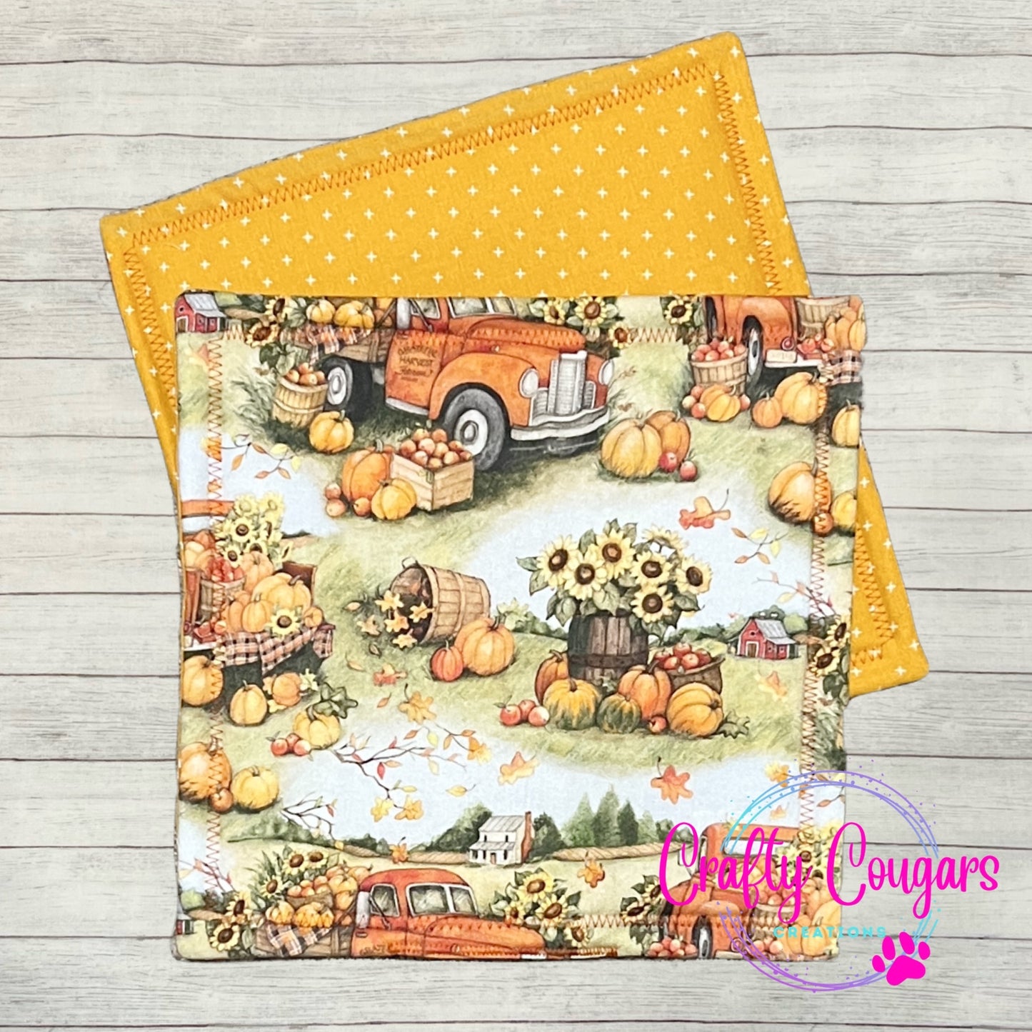 Pumpkin Truck Pot Holder