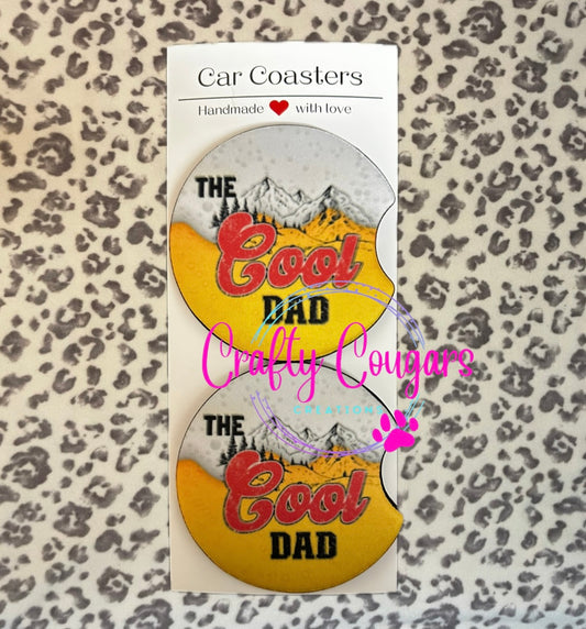 The cool dad Car Coasters