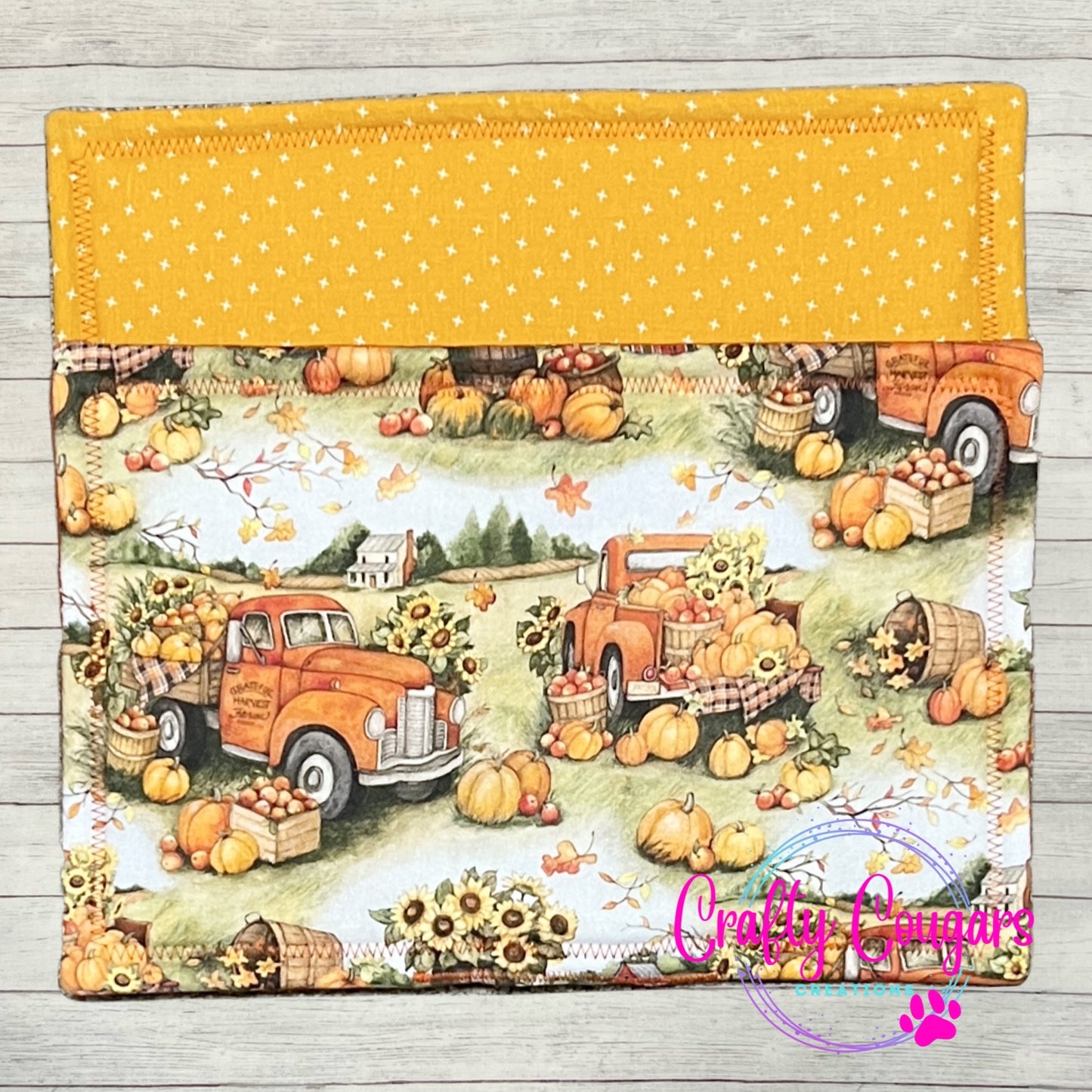 Pumpkin Truck Large Pot Holder