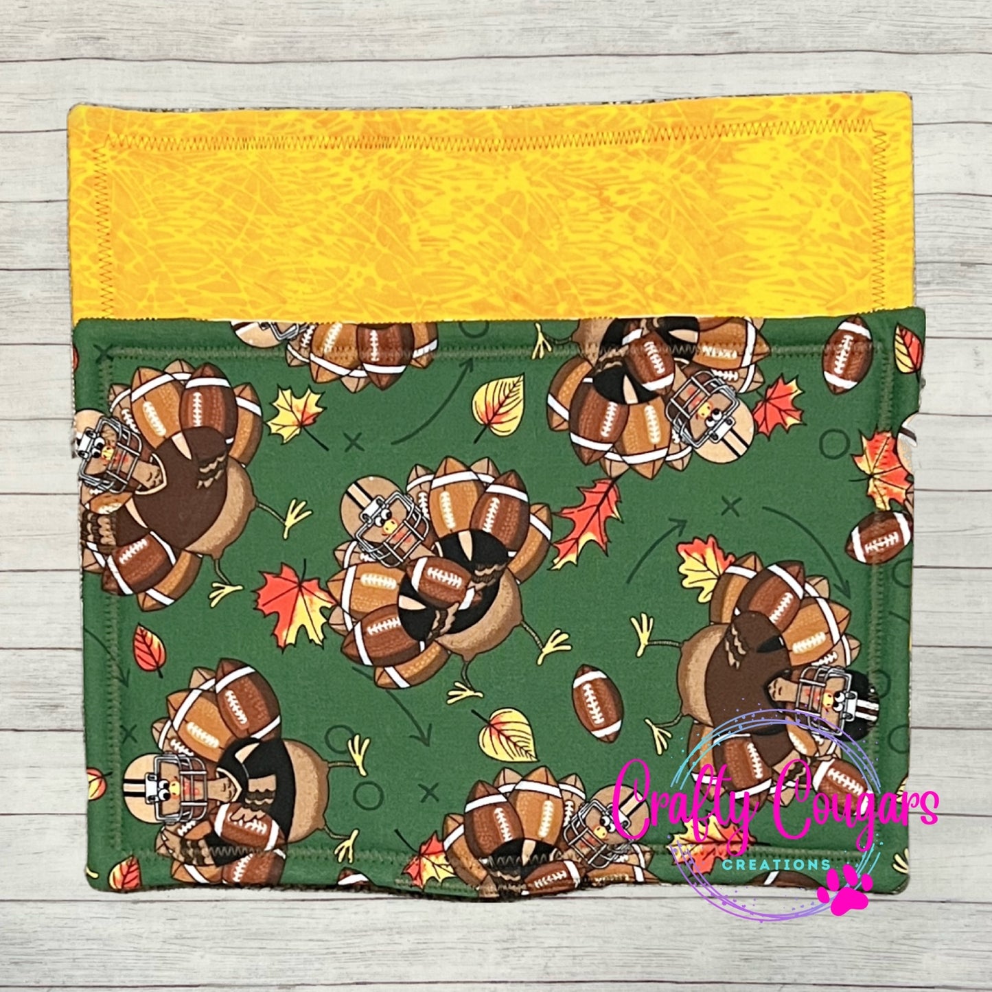 Football Turkeys Large Pot Holder