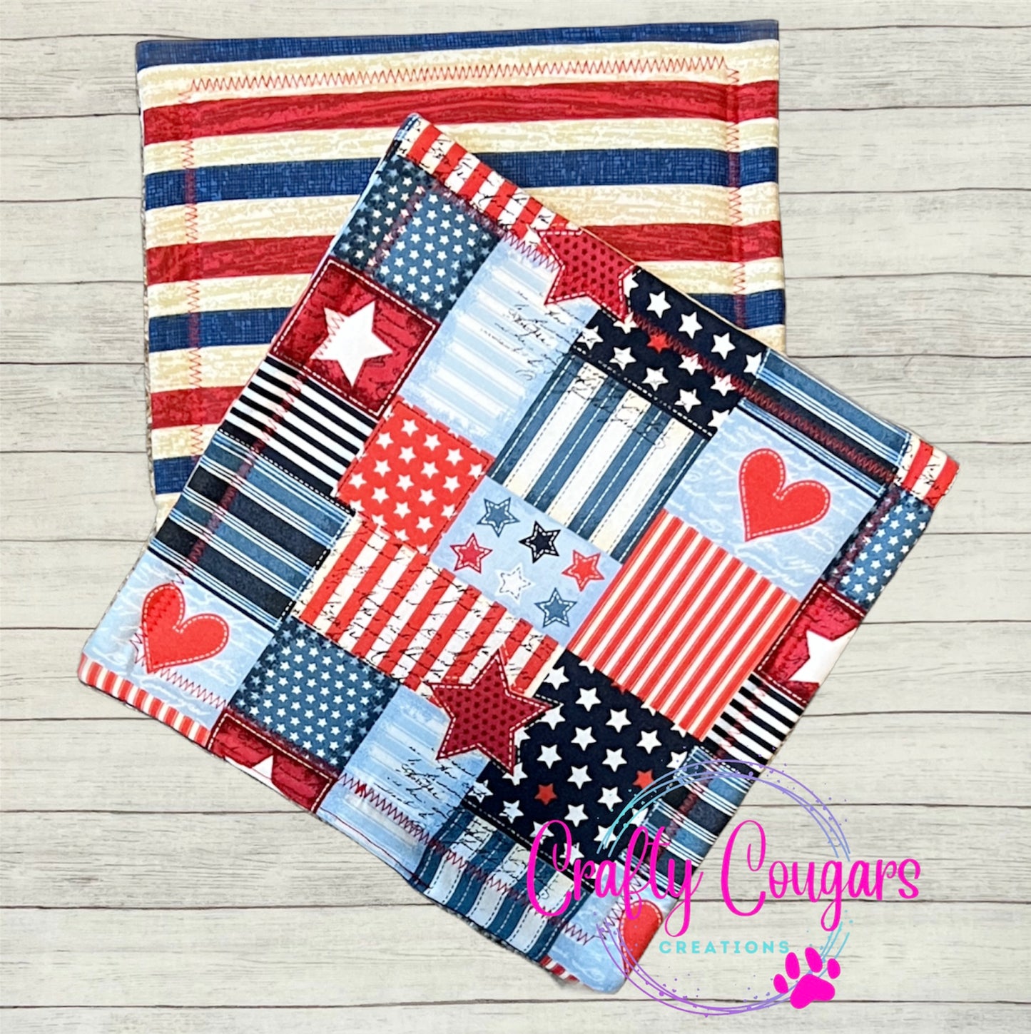 Patriotic Patchwork Pot Holder