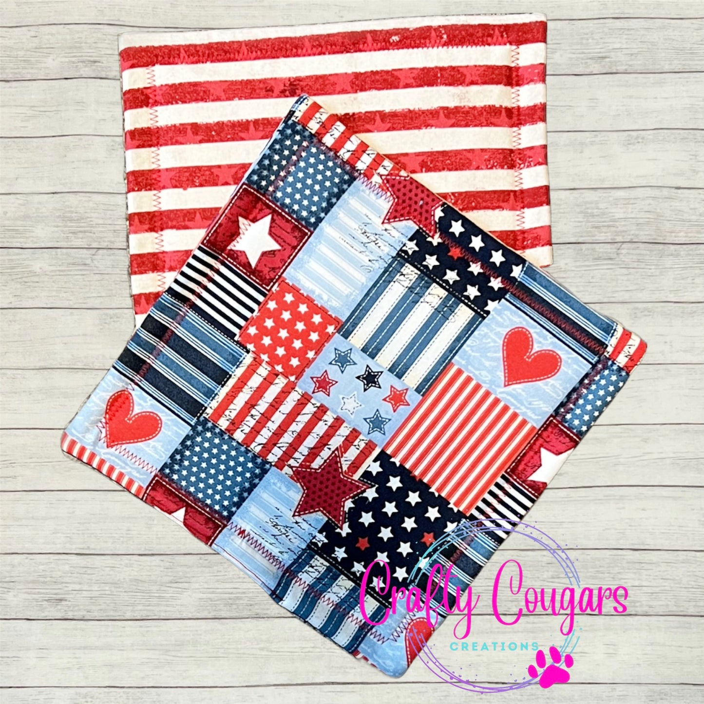 Patriotic Patchwork Pot Holder