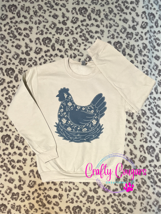 Vintage Chicken Sweatshirt
