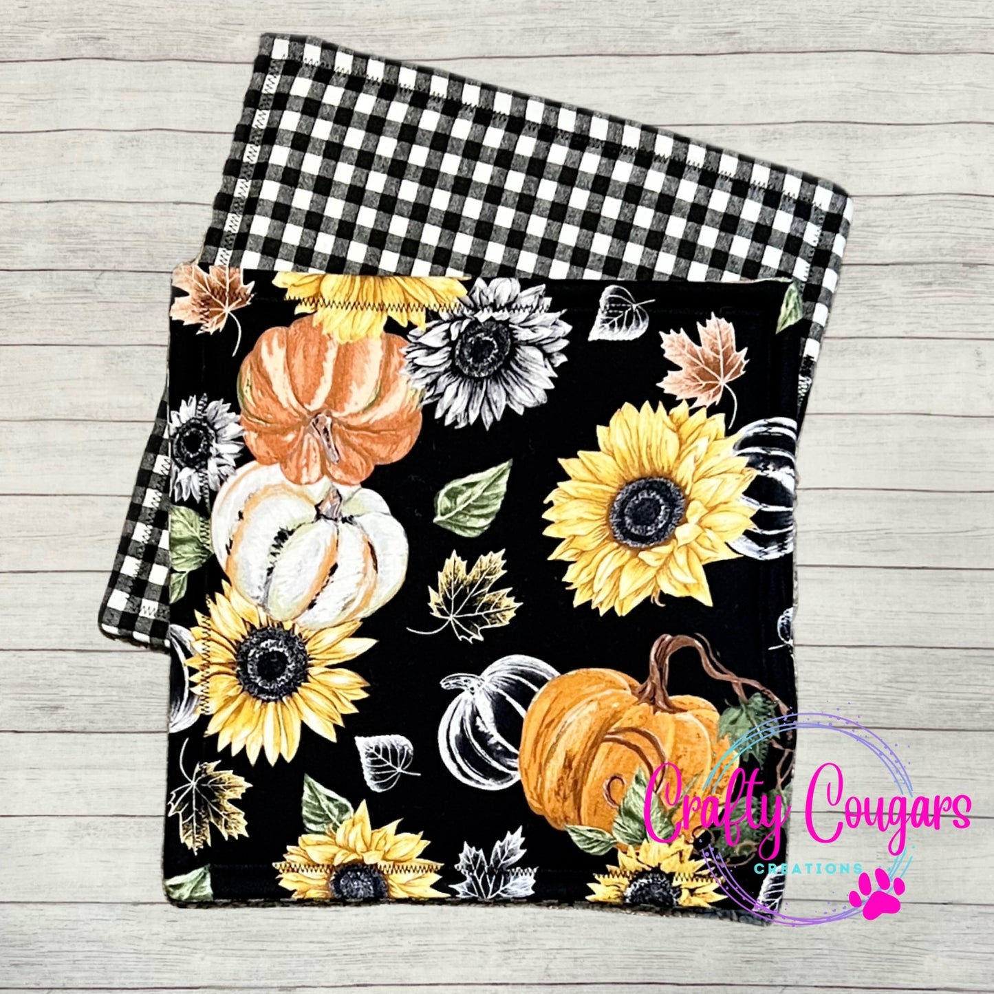 Pumpkins & Sunflowers Pot Holder