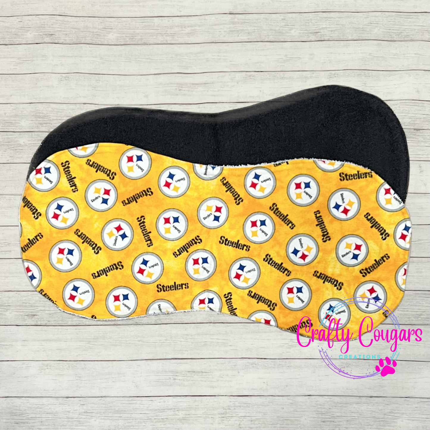 Steelers Marbled Gold Burp Rag