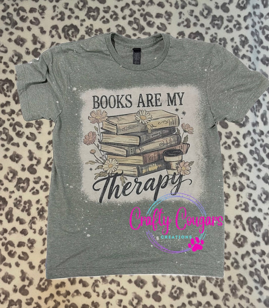 Books are my therapy T-shirt