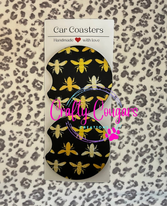 Queen bee Car Coasters