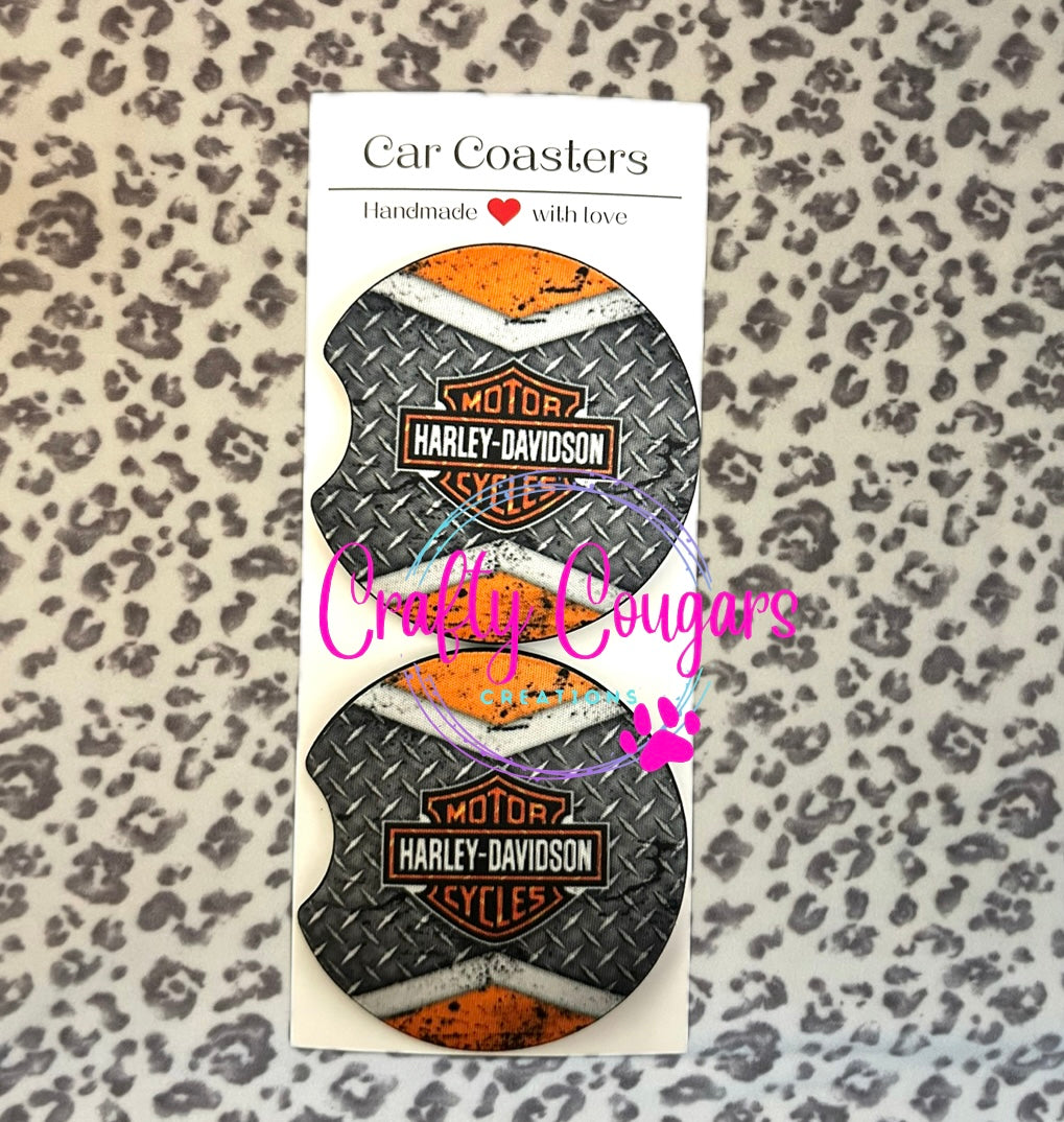Harley Davidson Car Coasters
