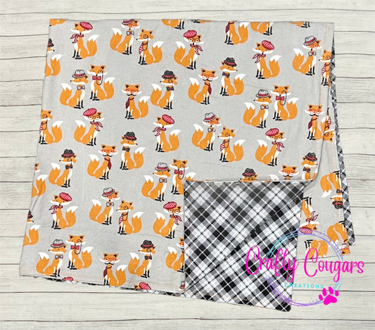 Smart Fox Baby Blanket