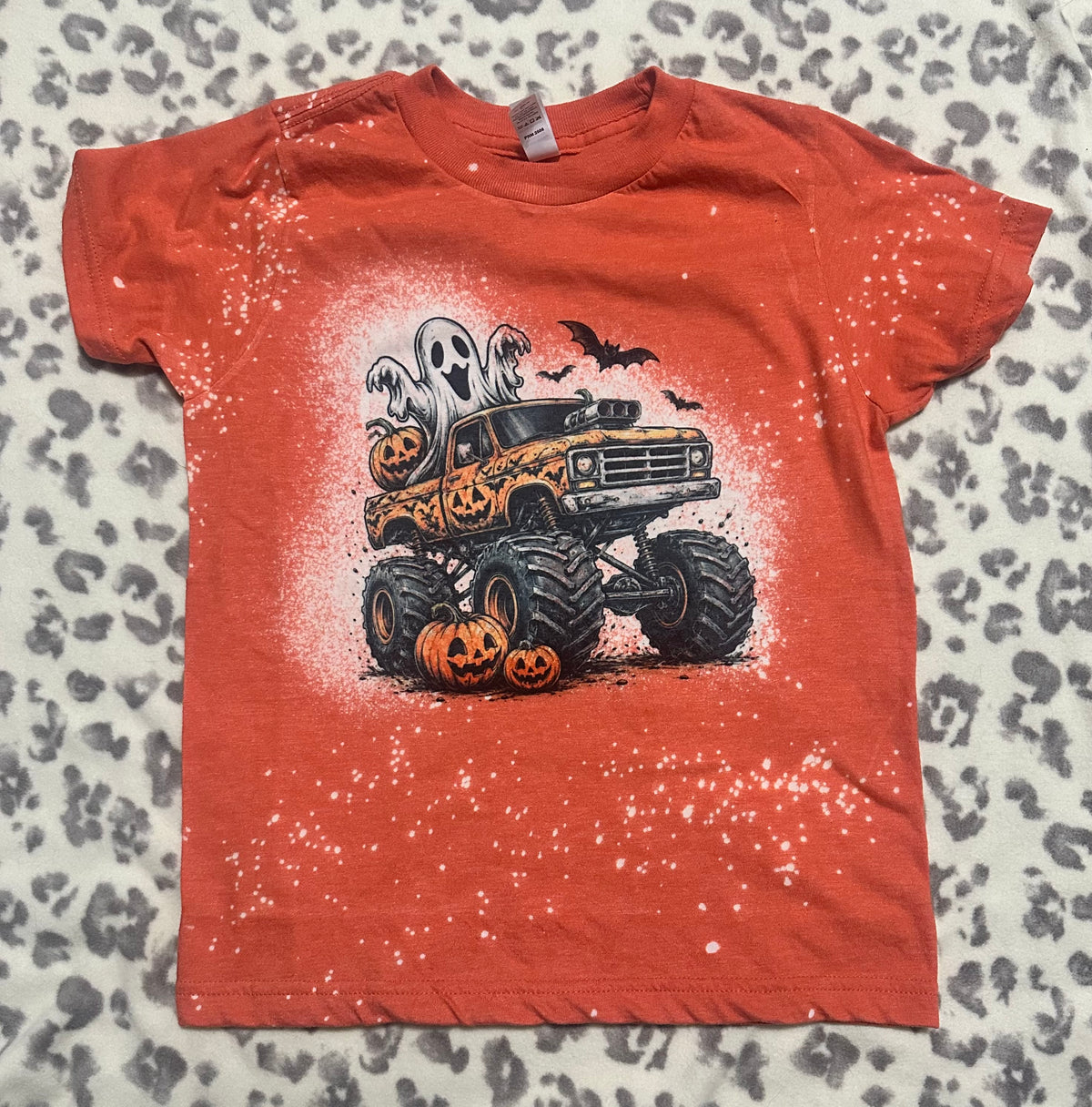 YOUTH - ghost monster truck T-shirt