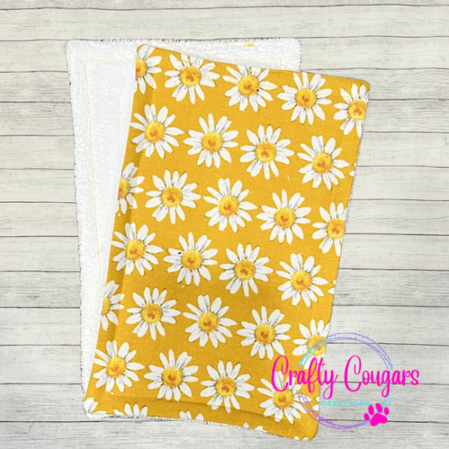 Gold Daisies Wash Cloths