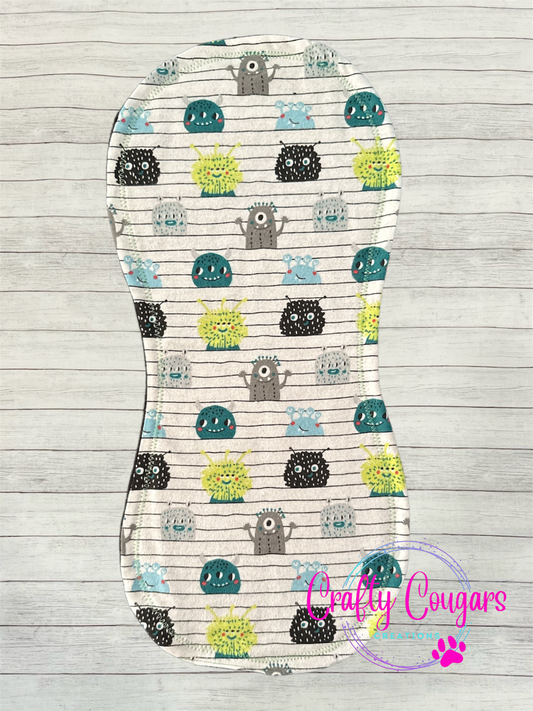 Silly Monsters Burp Rag