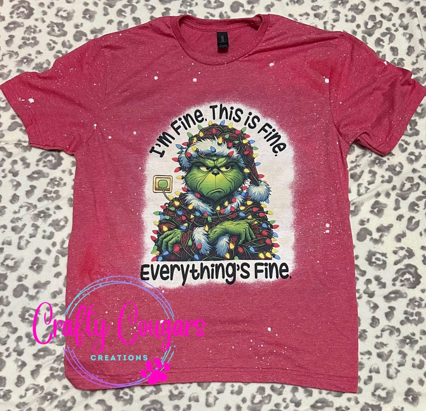 Grinch Everything's Fine T-Shirt