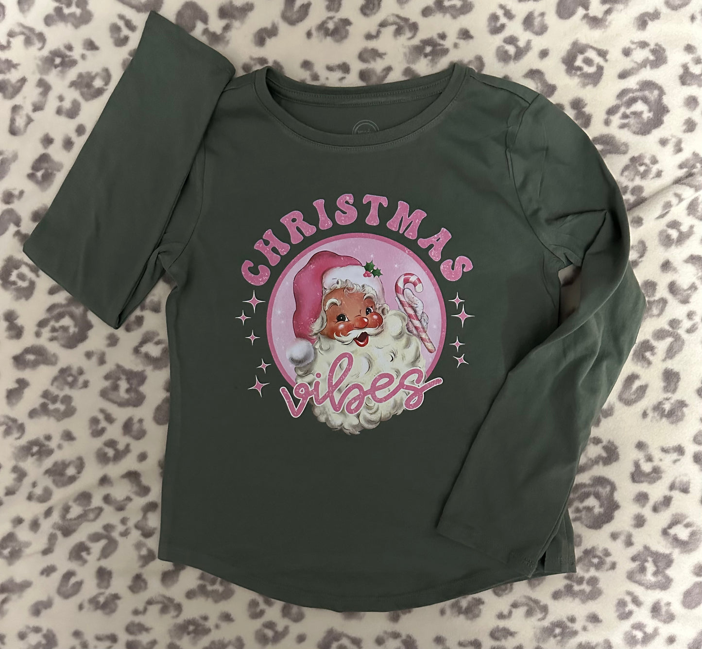 YOUTH Longsleeve T-shirt - Pink Christmas Vibes