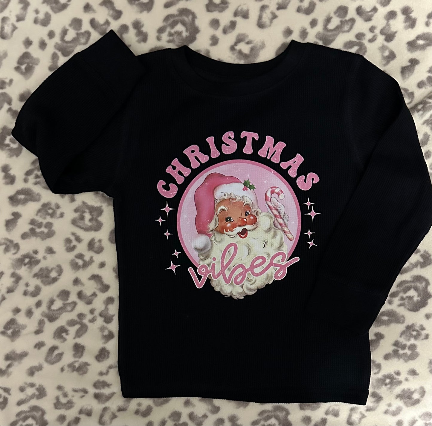 YOUTH Longsleeve T-shirt - Pink Christmas Vibes