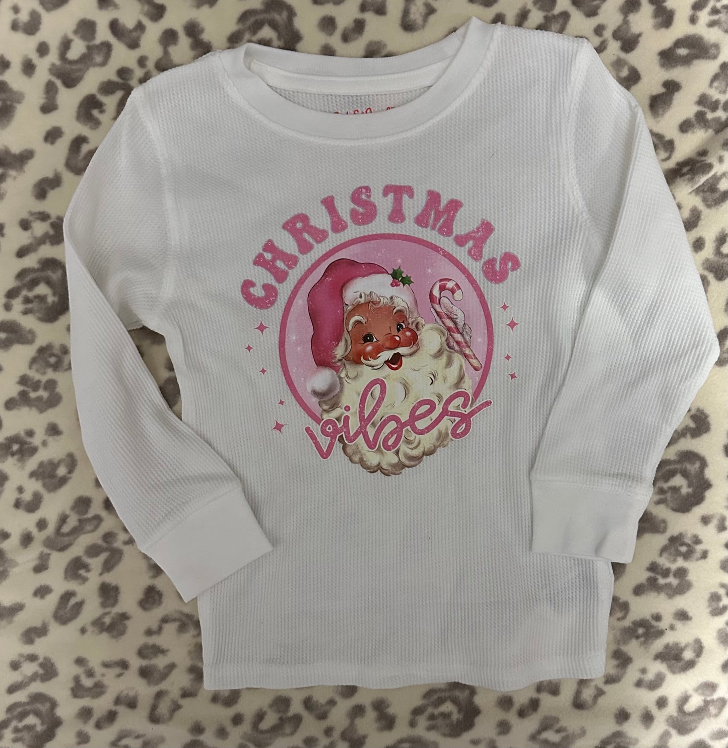 YOUTH Longsleeve T-shirt - Pink Christmas Vibes