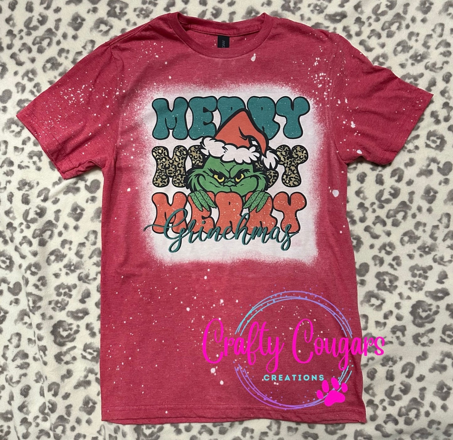 Merry Merry Merry Grinchmas- Green or Red T-shirt