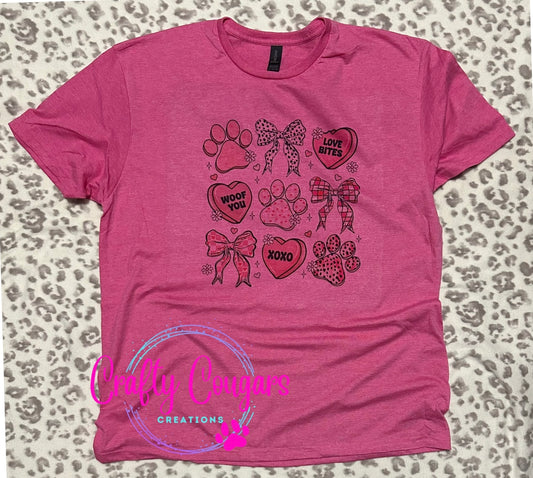 Dogs and Bows T-shirt