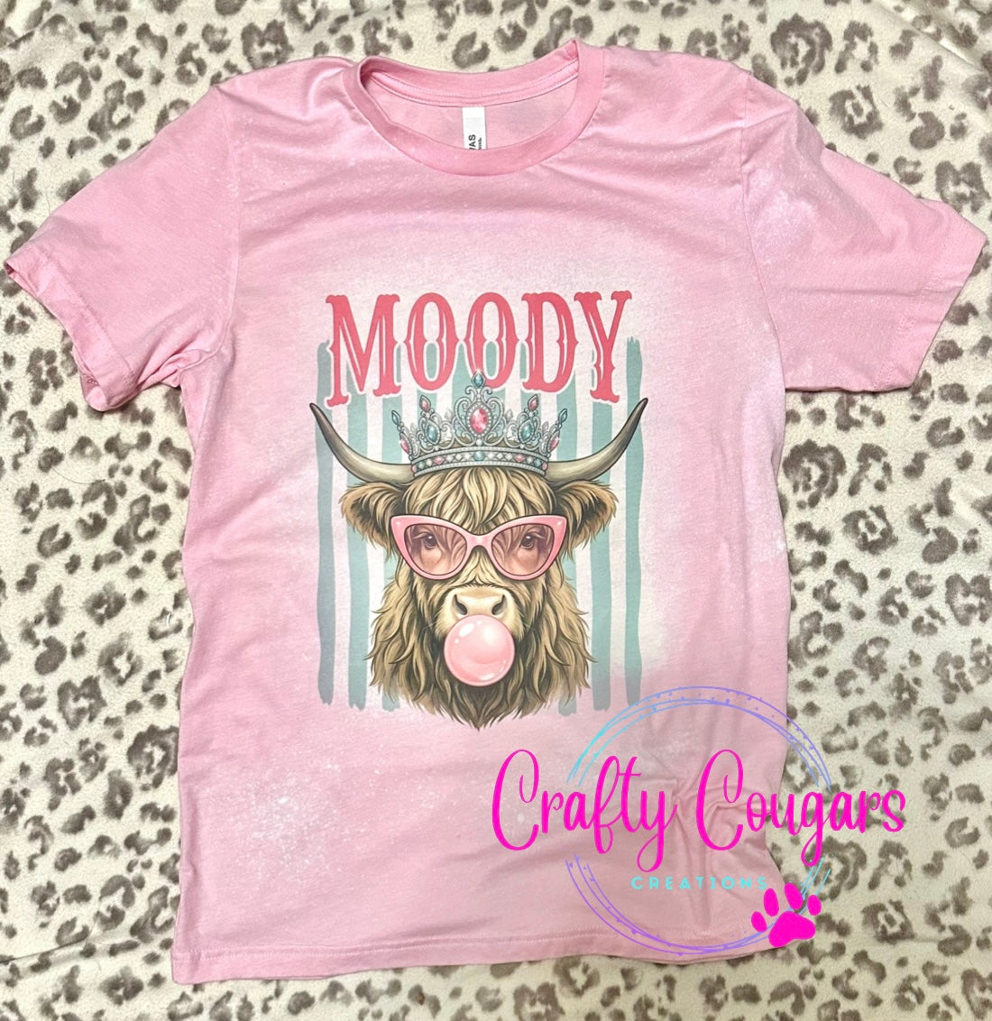 MOODY Highland Cow T-shirt