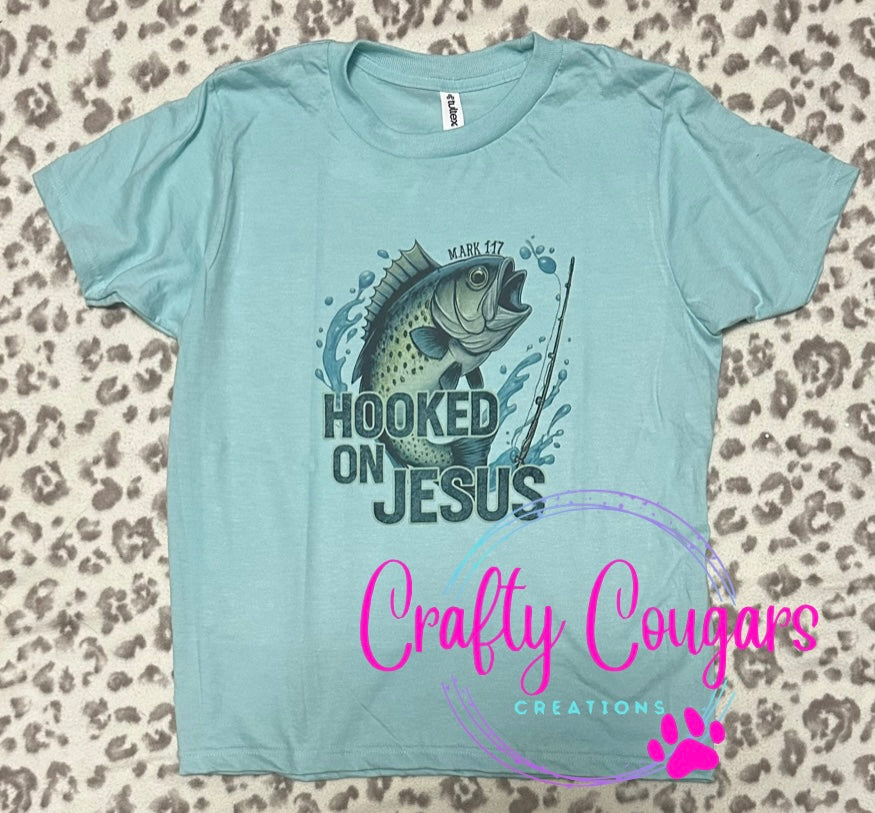 YOUTH Hooked on Jesus T-Shirt