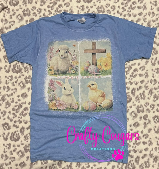 All about Easter Window Bleached T-shirt