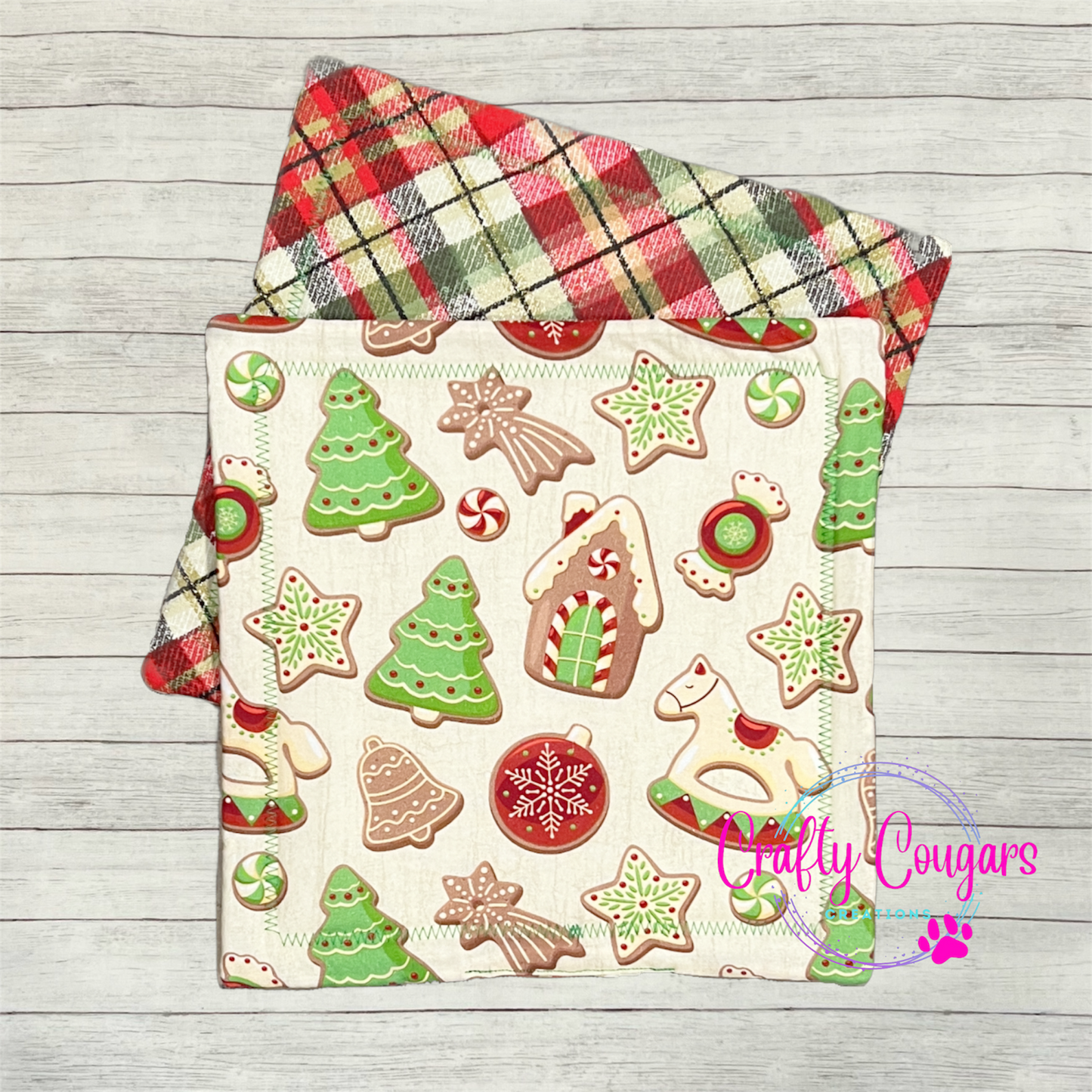 Vintage Christmas Cookies Pot Holder