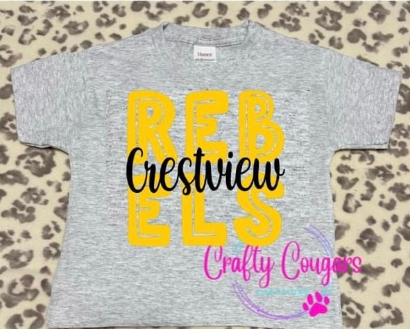 YOUTH Crestview Rebels T-Shirt