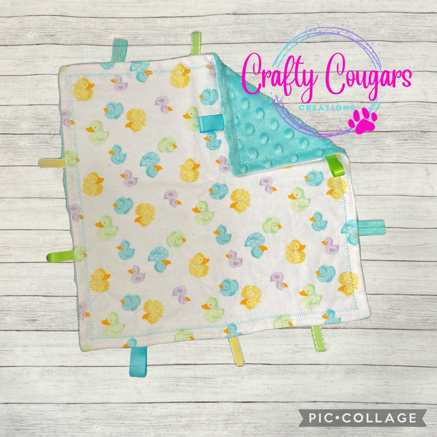 Rubber Ducks Sensory Blanket