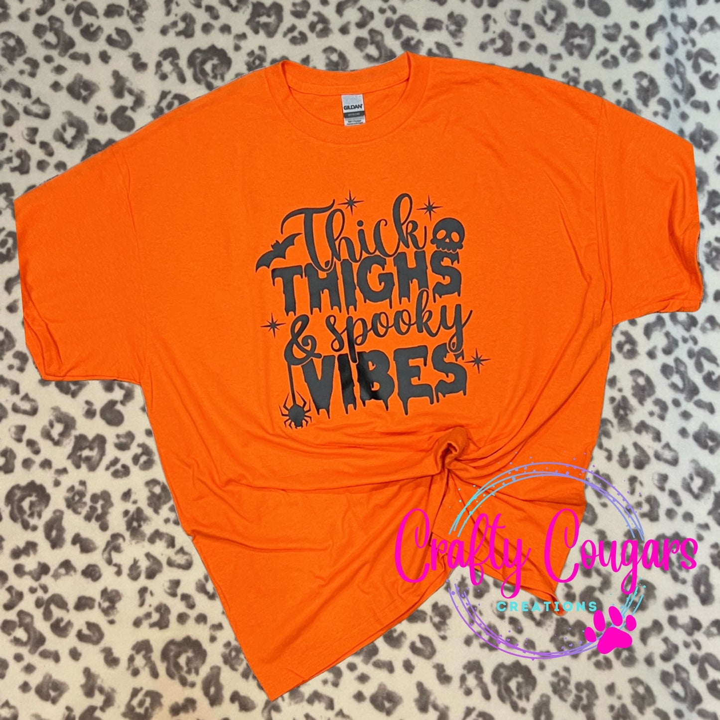 Thick Thighs & Spooky Vibes T-Shirt