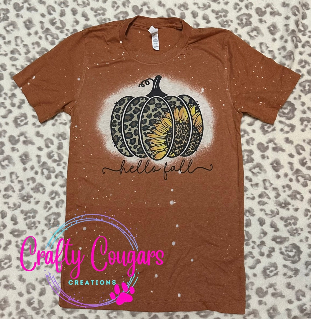 Cheetah Sunflower T-Shirt