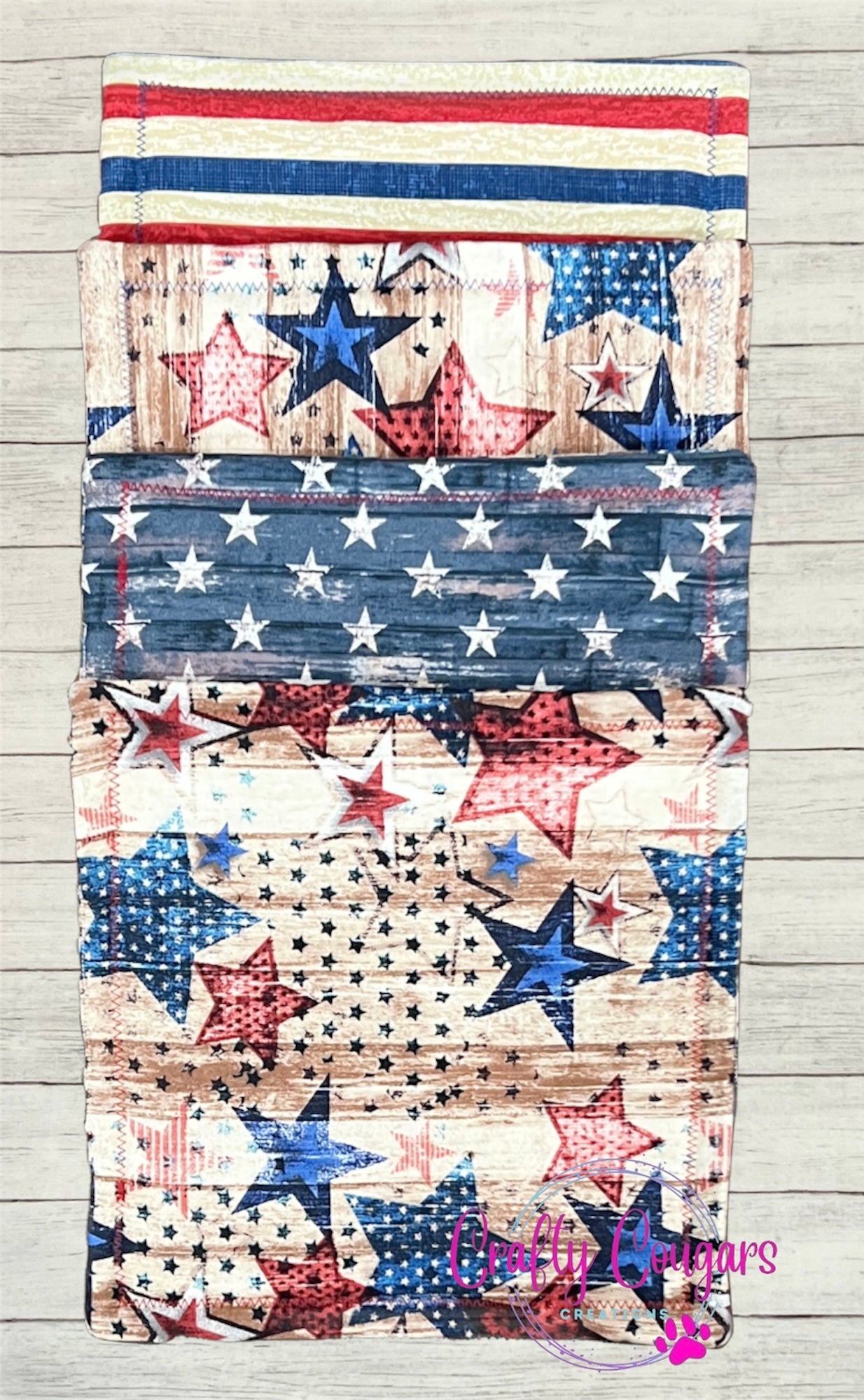 Vintage Distressed Stars Pot Holder