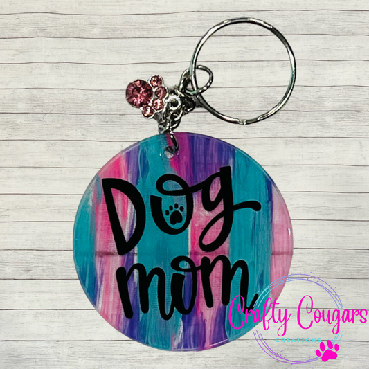 Dog Mom Keychain