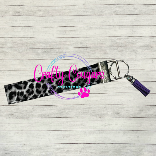 Snow Leopard Wristlet